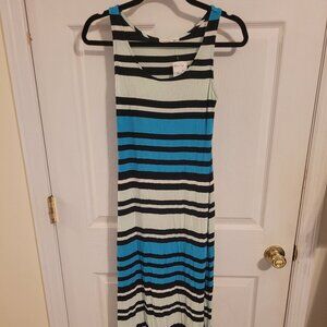 Forever 21 Striped Color XS Multi Color Maxi Knit Dress